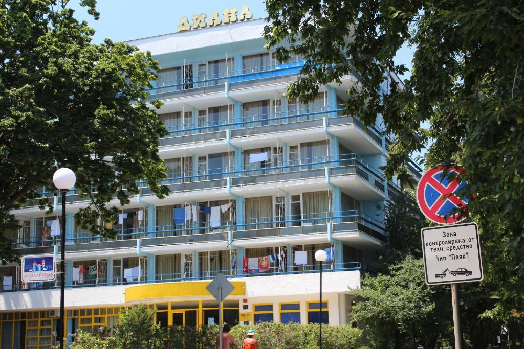 Diana Hotel Golden Sands Eksteriør billede